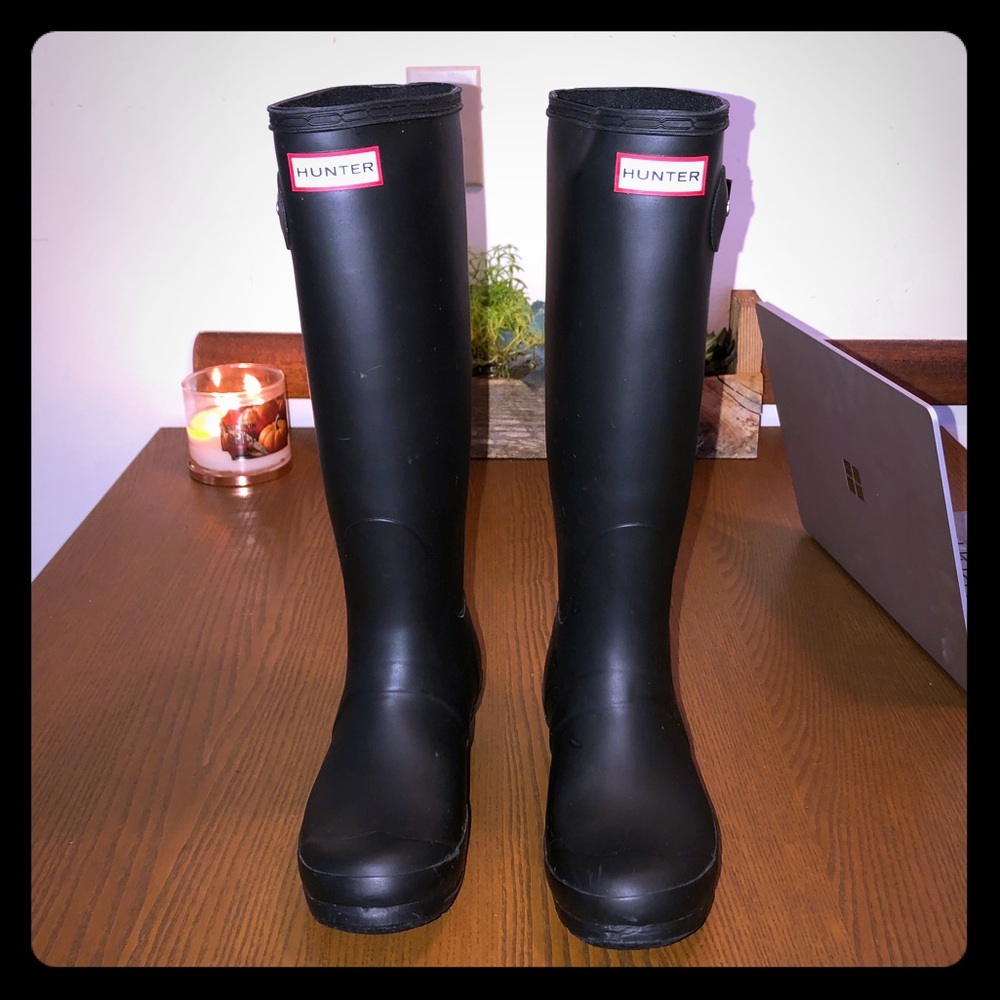 Hunter Rain Boot Black